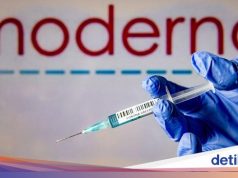 300.000 Vaksinasi COVID-19 Moderna Disetop Karena Kasus Alergi