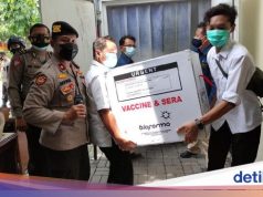 4.720 Vaksin Sinovac Disimpan Di Kantor Dinkes Sidoarjo