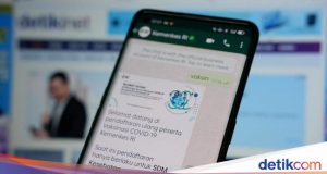 500 Ribu Nakes Daftar Vaksinasi COVID-19 via Chatbot WhatsApp