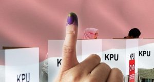 #JagaDamaiJagaSuara: Hormati Hasil KPU dengan Sikap Bijak! Hormati Hasil KPU Untuk Jaga Damai Indonesia. Sumber: Sonora.id.