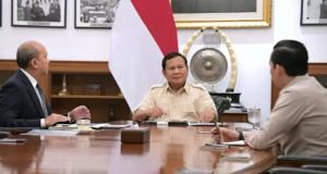 Presiden Prabowo Subianto Hadiri Pertemuan Pimpinan Danantara di JCC Presiden Prabowo Subianto Hadiri Pertemuan Pimpinan Danantara di JCC