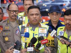 Kakorlantas Polri Tegaskan Arus Lalu Lintas Terkendali Pascamanajemen One Way Nasional di Tol Kalikangkung One Way Nasional KM 414 Kalikangkung