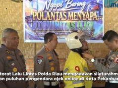 Polda Riau Silaturahmi dengan Ojol Perkuat Budaya Tertib Berlalu Lintas Polda Riau Silaturahmi dengan Ojol Perkuat Budaya Tertib Berlalu Lintas